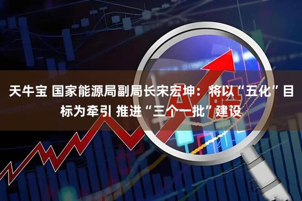 天牛宝 国家能源局副局长宋宏坤：将以“五化”目标为牵引 推进“三个一批”建设