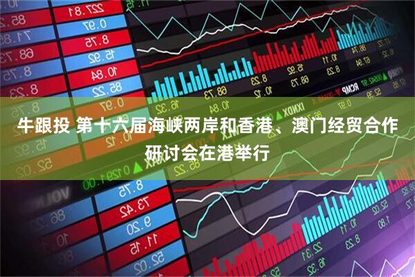 牛跟投 第十六届海峡两岸和香港、澳门经贸合作研讨会在港举行