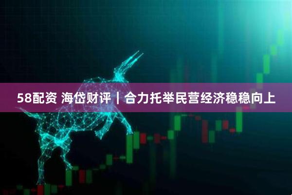 58配资 海岱财评｜合力托举民营经济稳稳向上