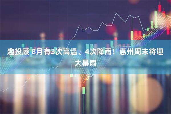 趣投顾 8月有3次高温、4次降雨！惠州周末将迎大暴雨