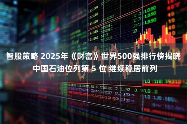 智股策略 2025年《财富》世界500强排行榜揭晓 中国石油位列第 5 位 继续稳居前列