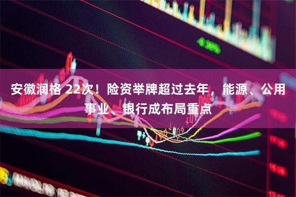 安徽润格 22次！险资举牌超过去年，能源、公用事业、银行成布局重点