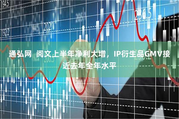 通弘网  阅文上半年净利大增，IP衍生品GMV接近去年全年水平
